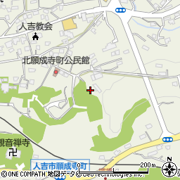 熊本県人吉市願成寺町939周辺の地図