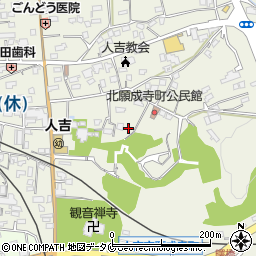 熊本県人吉市願成寺町945-3周辺の地図