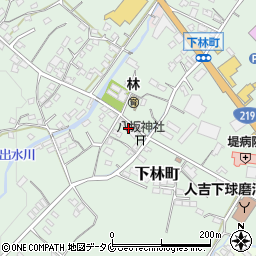 熊本県人吉市下林町2907周辺の地図