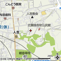 熊本県人吉市願成寺町952周辺の地図