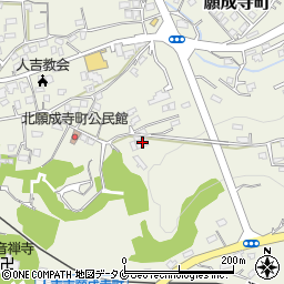 熊本県人吉市願成寺町811周辺の地図