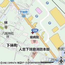 熊本県人吉市下林町218周辺の地図