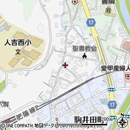 熊本県人吉市城本町1023周辺の地図