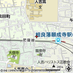 熊本県人吉市北泉田町209周辺の地図