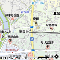 熊本県人吉市北泉田町219周辺の地図