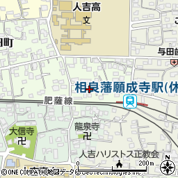 熊本県人吉市北泉田町214周辺の地図