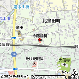 熊本県人吉市北泉田町234周辺の地図