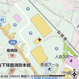 熊本県人吉市下林町166周辺の地図
