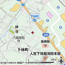 熊本県人吉市下林町209周辺の地図