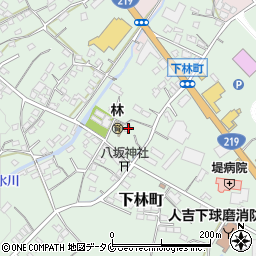 熊本県人吉市下林町282周辺の地図