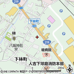 熊本県人吉市下林町211周辺の地図