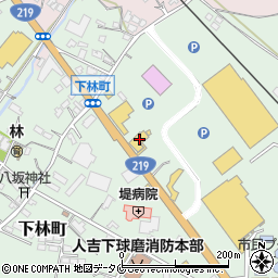熊本県人吉市下林町184周辺の地図
