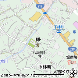 熊本県人吉市下林町281周辺の地図