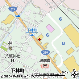 熊本県人吉市下林町207-1周辺の地図
