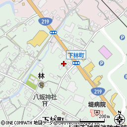 熊本県人吉市下林町289周辺の地図