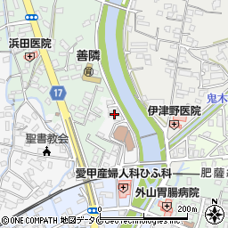 熊本県人吉市城本町1088周辺の地図
