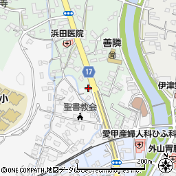 人吉城本簡易郵便局周辺の地図