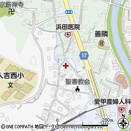 熊本県人吉市城本町1029周辺の地図