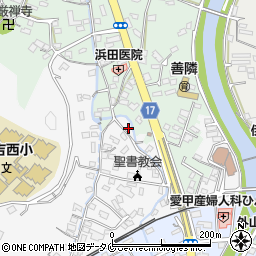熊本県人吉市城本町1119周辺の地図