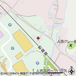 熊本県人吉市下林町160周辺の地図