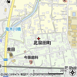 熊本県人吉市北泉田町264周辺の地図