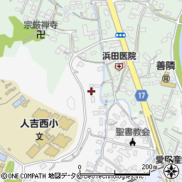 熊本県人吉市城本町964周辺の地図