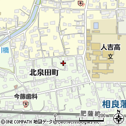 熊本県人吉市北泉田町248周辺の地図