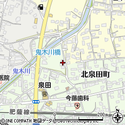 熊本県人吉市北泉田町149周辺の地図