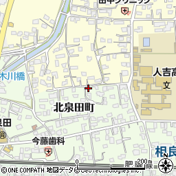 熊本県人吉市北泉田町251周辺の地図