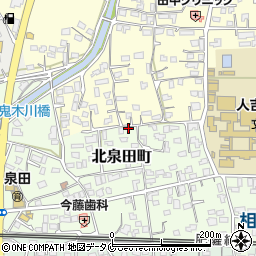 熊本県人吉市北泉田町266周辺の地図