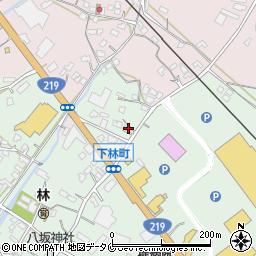 熊本県人吉市下林町304-1周辺の地図