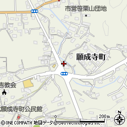 熊本県人吉市願成寺町542-6周辺の地図