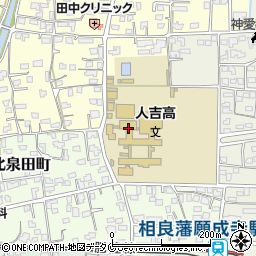 熊本県人吉市北泉田町350周辺の地図