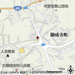 熊本県人吉市願成寺町565周辺の地図