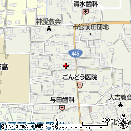 熊本県人吉市願成寺町422周辺の地図