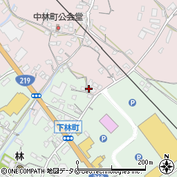 熊本県人吉市下林町309周辺の地図