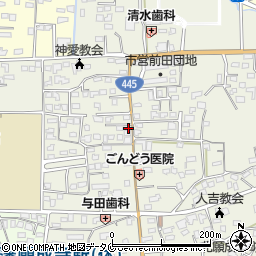 熊本県人吉市願成寺町476-6周辺の地図
