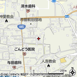 熊本県人吉市願成寺町467周辺の地図