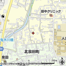 熊本県人吉市鬼木町270周辺の地図