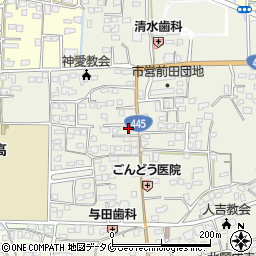 熊本県人吉市願成寺町476周辺の地図