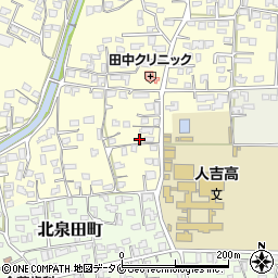 熊本県人吉市鬼木町304周辺の地図