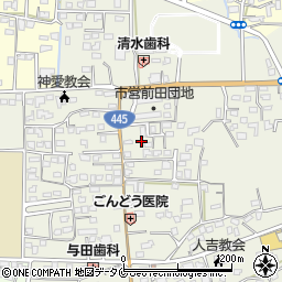 熊本県人吉市願成寺町456周辺の地図