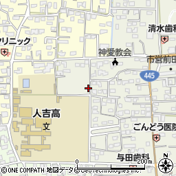 熊本県人吉市願成寺町462周辺の地図