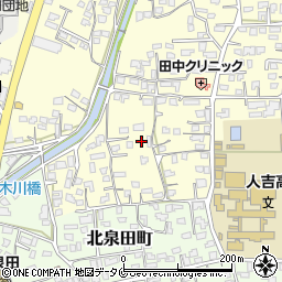 熊本県人吉市鬼木町282周辺の地図