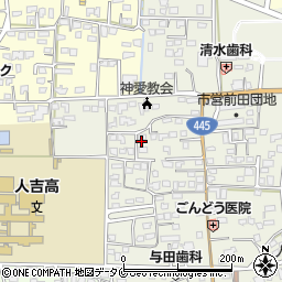 熊本県人吉市願成寺町470周辺の地図