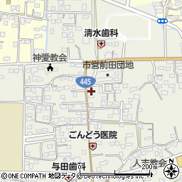 熊本県人吉市願成寺町458周辺の地図