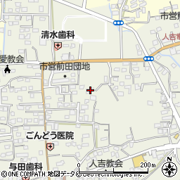 熊本県人吉市願成寺町470-1周辺の地図