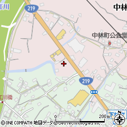 熊本日野自動車人吉営業所周辺の地図