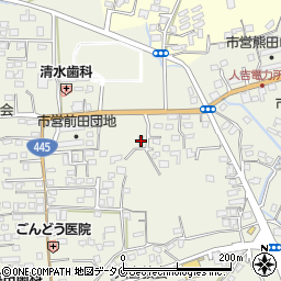 熊本県人吉市願成寺町476-4周辺の地図