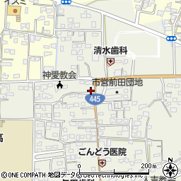 熊本県人吉市願成寺町485周辺の地図